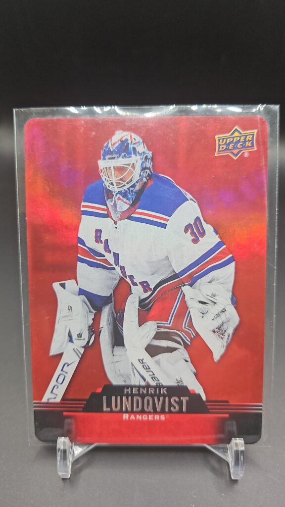 Henrik Lundqvist 2020-21 Upper Deck Tim Hortons Red Die Cut #DC-49 card