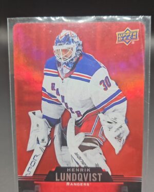 Henrik Lundqvist 2020-21 Upper Deck Tim Hortons Red Die Cut #DC-49 card