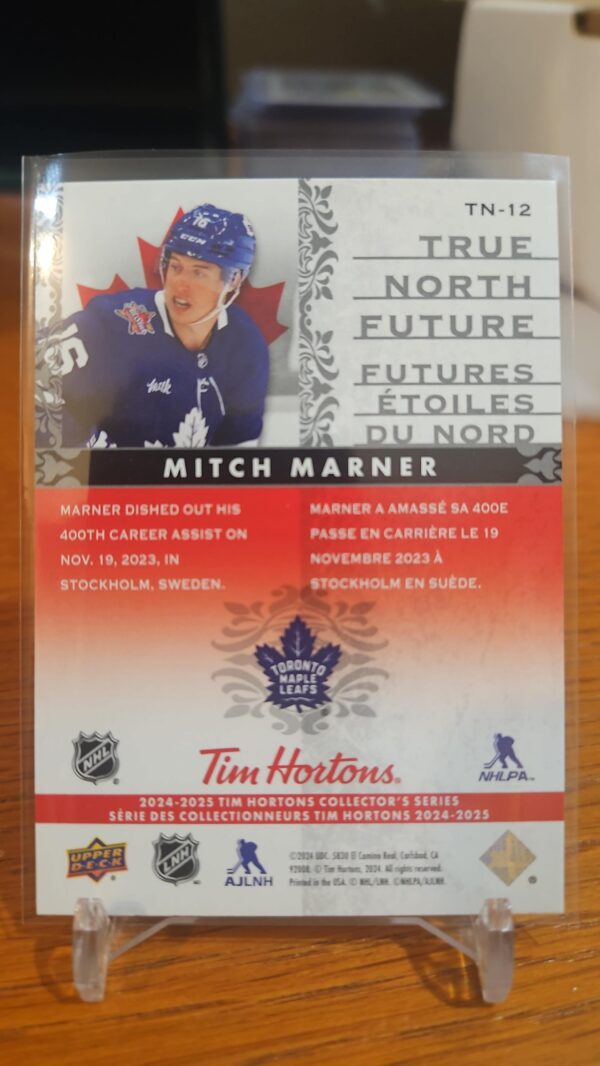 Mitch Marner 2024-25 Upper Deck Tim Hortons True North Future #TN-12 Maple Leafs - Image 2