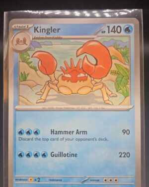 Kingler 099/165 Uncommon Scarlet & Violet 151 Pokemon Card