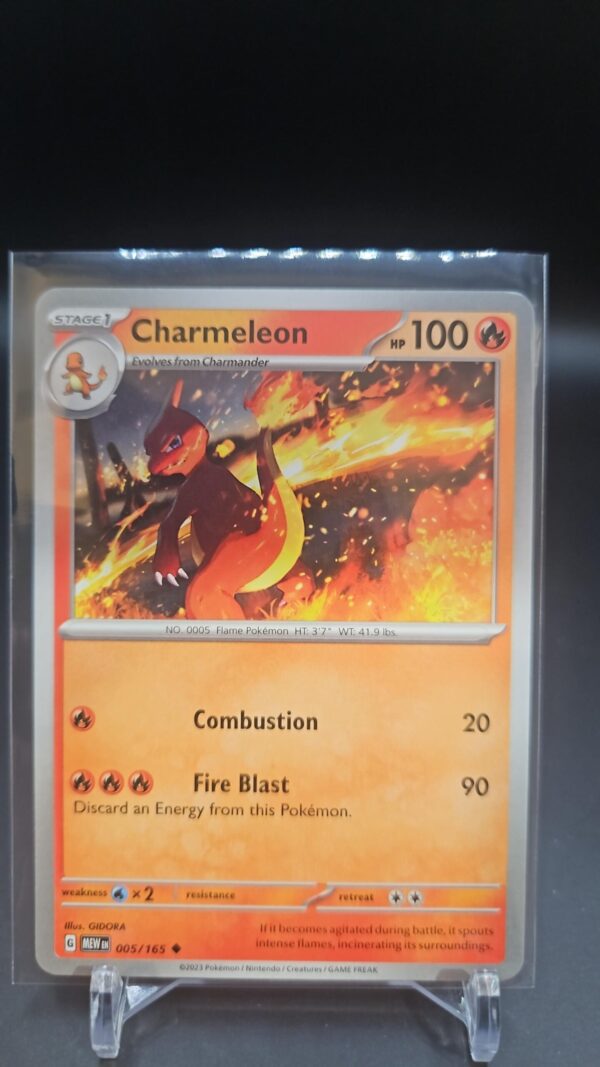 Charmeleon 005/165 Uncommon Scarlet & Violet 151 Pokemon Card