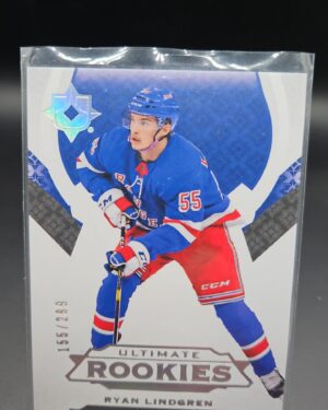 Ryan Lindgren 2019 Upper Deck Ultimate Collection Tier 1 rookie card