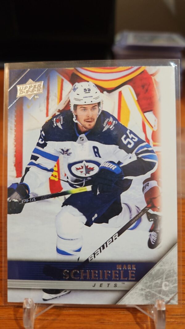2020 20-21 UD EXTENDED 05-06 TRIBUTE BASE WINNIPEG JETS MARK SCHEIFELE #T-74