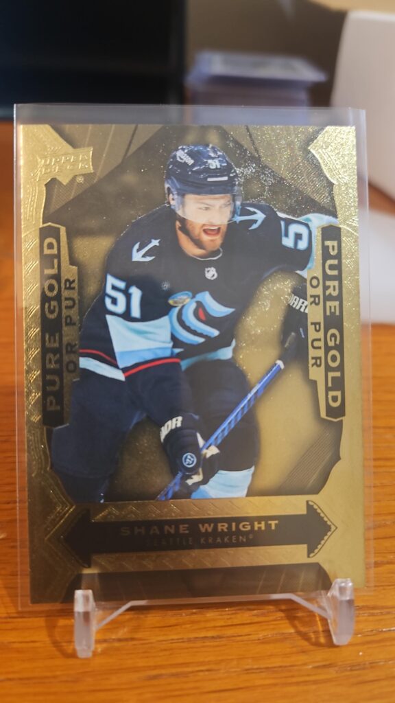 2024-25 Upper Deck Tim Hortons Pure Gold #PG-18 Shane Wright hockey card