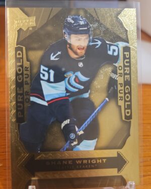 2024-25 Upper Deck Tim Hortons Pure Gold #PG-18 Shane Wright hockey card