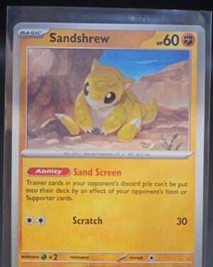 Sandshrew 151 Scarlet & Violet Pokémon Card