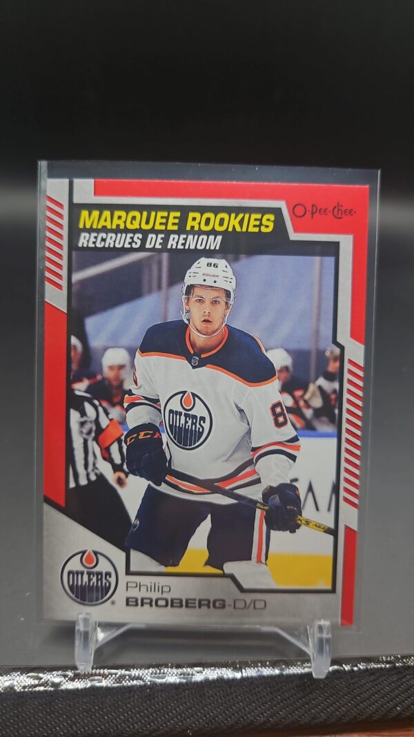 PHILIP BROBERG 2020-21 O-Pee-Chee Marquee Rookies Red RC #625