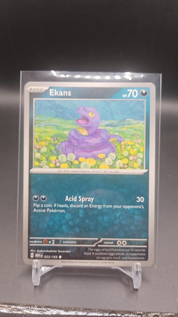 Ekans 023/165 Pokemon card Scarlet&Violet 151 common
