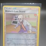 BLAINE'S LAST STAND 52/68 Rare Reverse Holo S&M Hidden Fates Pokemon Card