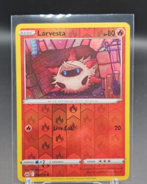 Larvesta 024/159 Reverse Holo Crown Zenith Pokemon Card
