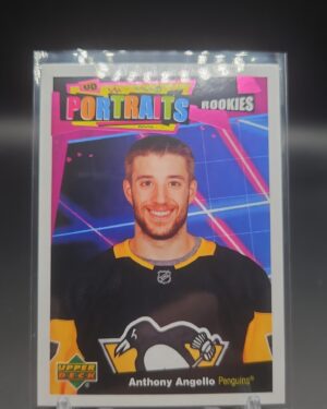 2020-21 Upper Deck Series 1 UD Portraits Rookie Anthony Angello #P-52 Card