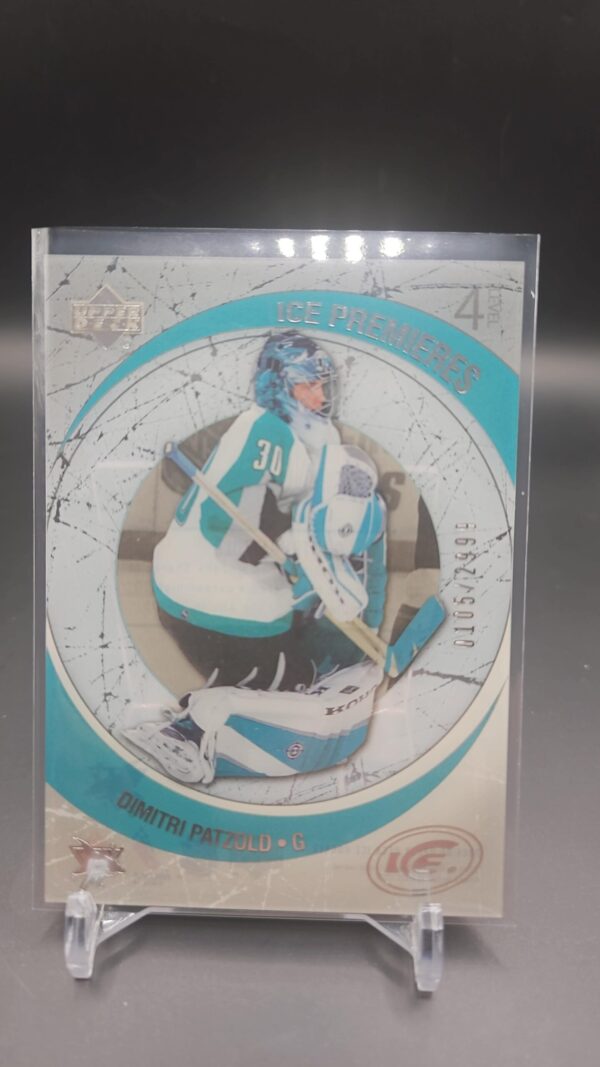 2005-06 Upper Deck Ice Premieres Rookie Dimitri Patzold /2999 RC Card# 180