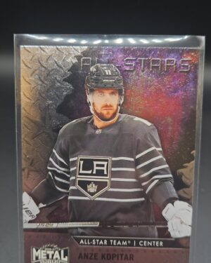 2020-21 Upper Deck NHL Metal Universe SkyBox All-Star Anze Kopitar #157, Kings card, All-Star insert, Metal Universe hockey