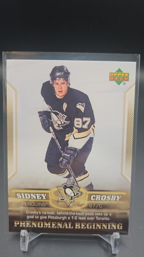 2005-06 Upper Deck UD Phenomenal Beginning SIDNEY CROSBY #18