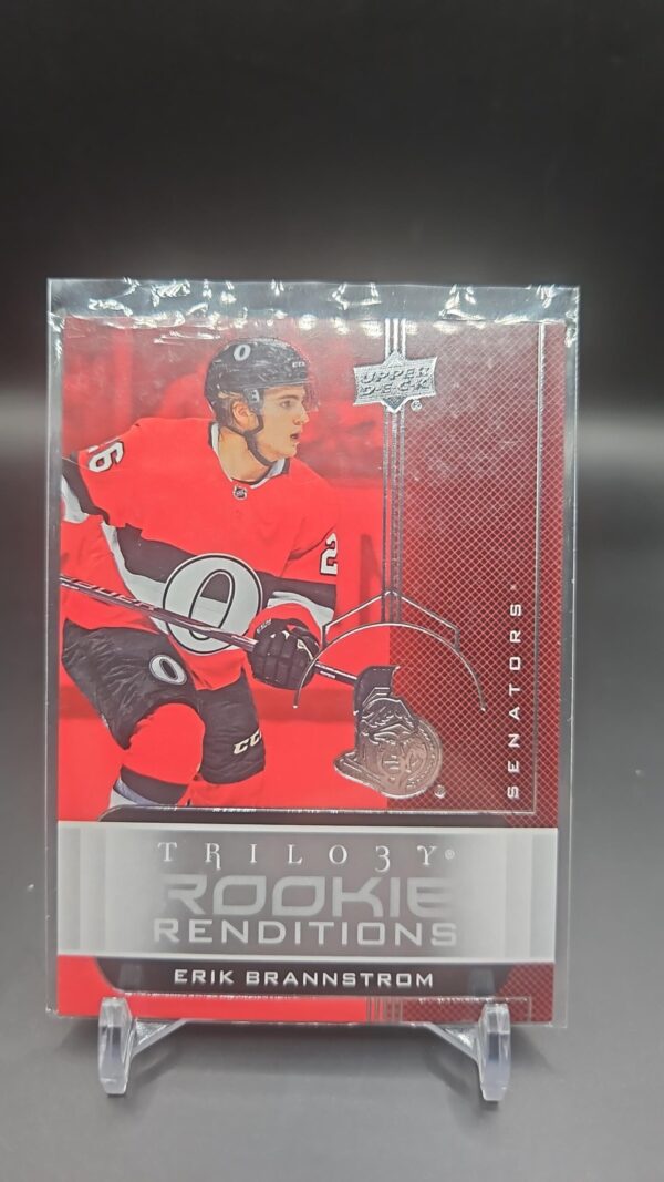 2019-20 Upper Deck Trilogy Renditions Erik Brannstrom Rookie #RR-5 Ottawa