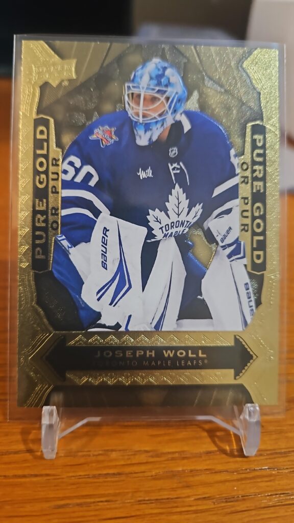 2024-25 Upper Deck Tim Hortons Pure Gold #PG-5 Joseph Woll hockey card