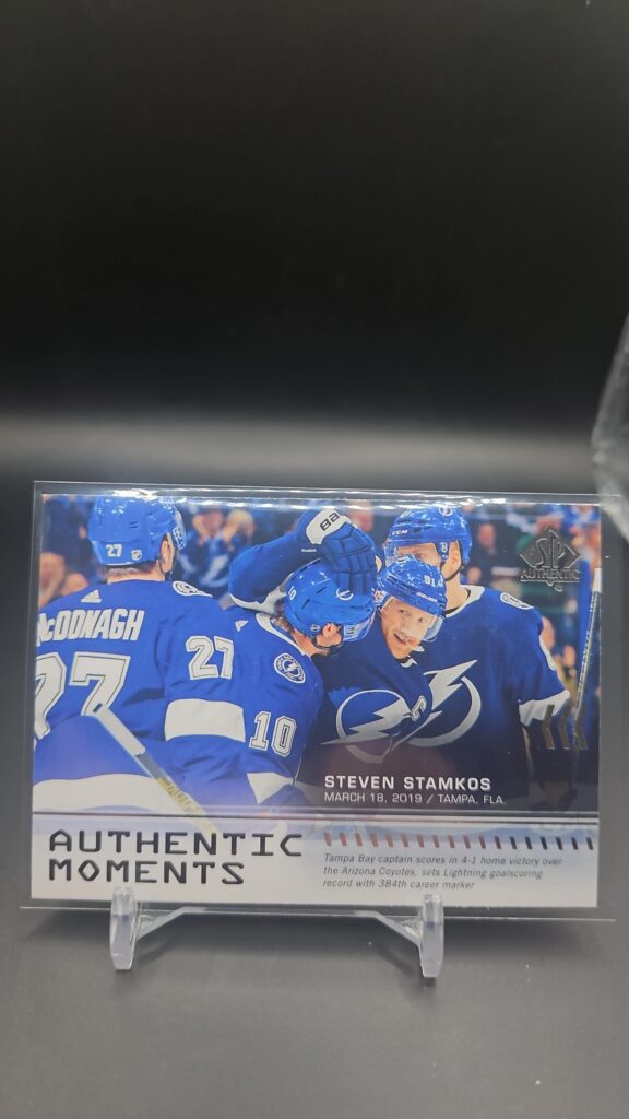 2019-20 SP Authentic Moments Steven Stamkos #105 Card