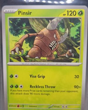Pinsir 127/165 Uncommon Scarlet and Violet 151 Pokemon TCG