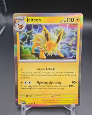 Pokémon TCG  Scarlet & Violet 151 Jolteon 135/165 Holo Rare
