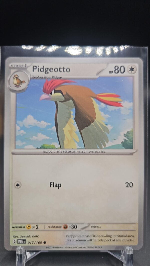 17/165 Pidgeotto Pokémon TGC Scarlet & Violet 151 English