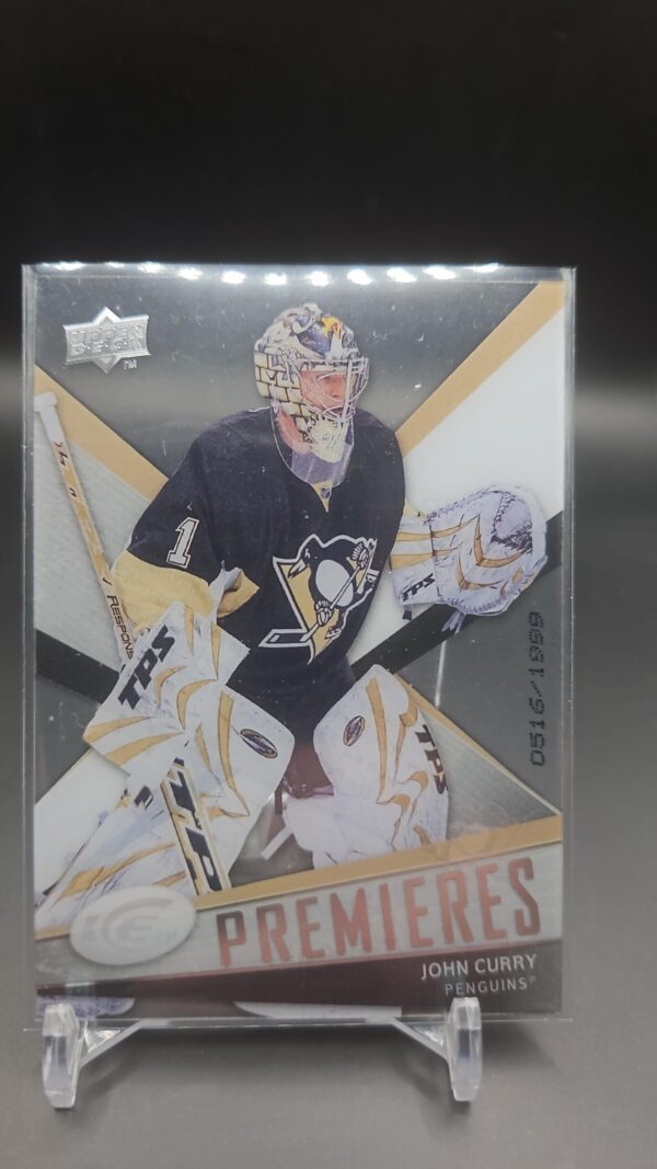 2008-09 Upper Deck Ice premieres ROOKIE John Curry Rookie /999