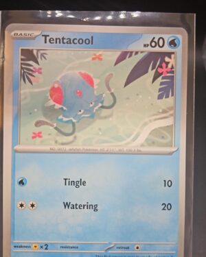 Tentacool 072/165 Common SV: Scarlet & Violet 151 Pokemon tcg Card
