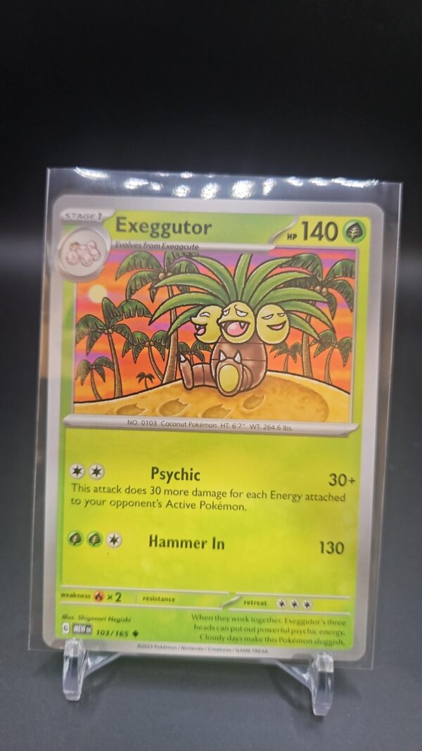 Exeggutor 103/165 Uncommon Scarlet and Violet 151 Pokemon TCG