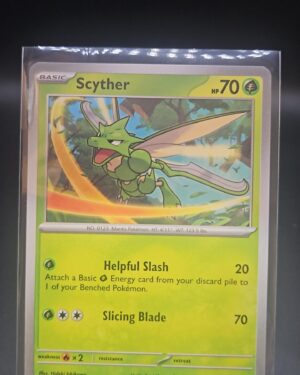 Pokemon TCG: Scyther 123/165- Scarlet & Violet 151 English