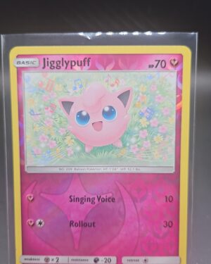 Jigglypuff 41/68 Reverse Holo Hidden Fates Pokémon Card NM/M Front