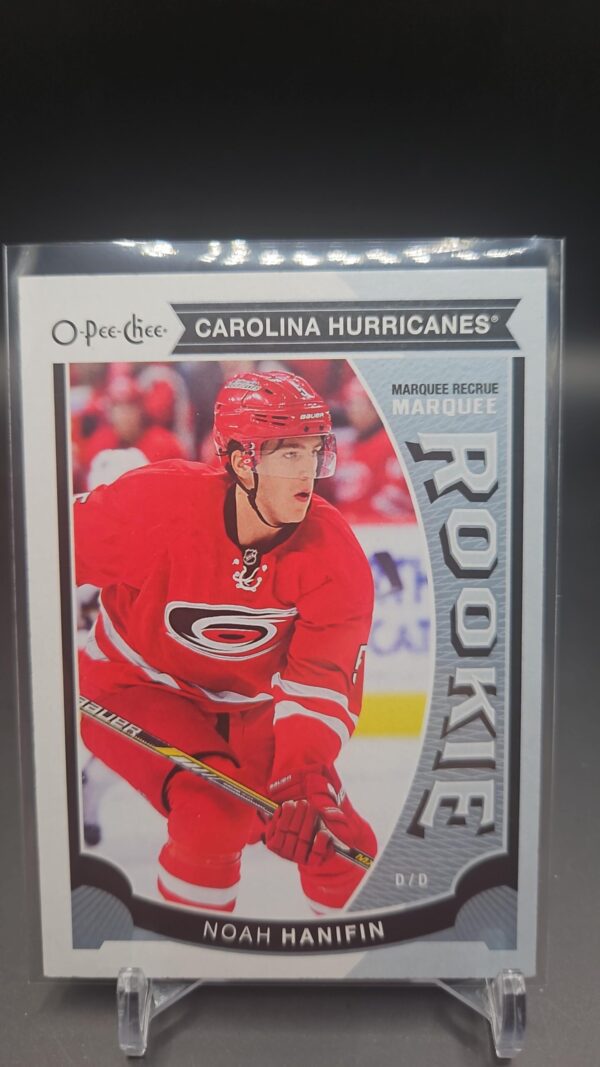 2015-16 O-Pee-Chee Marquee Rookie Noah Hanifin #U46 Carolina Hurricanes