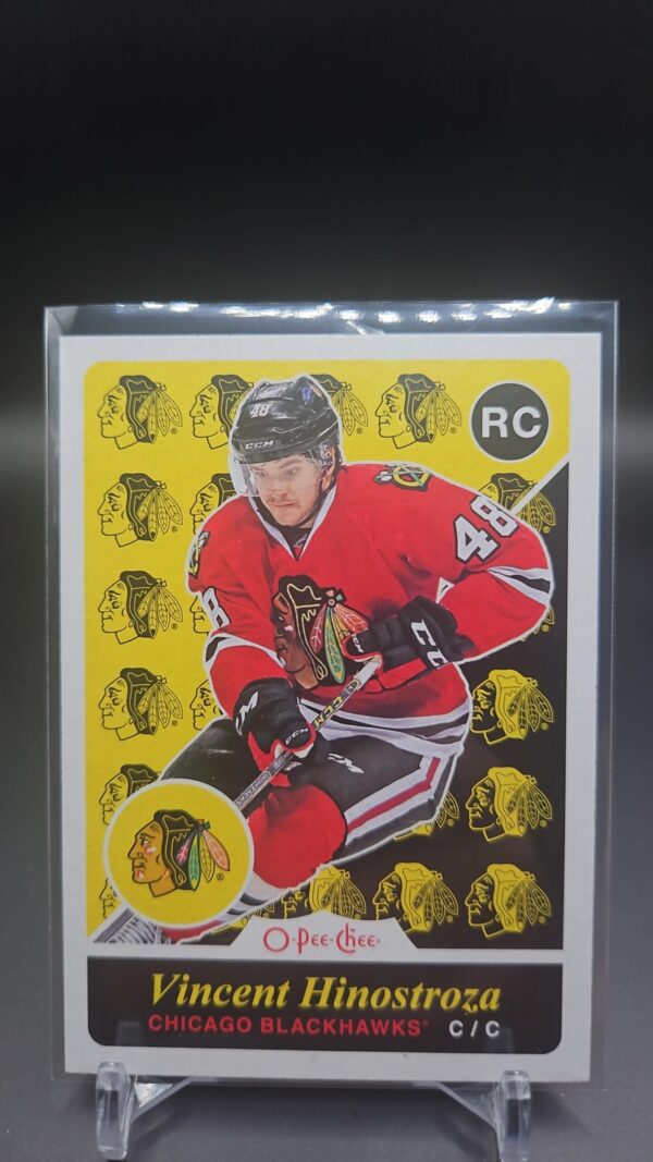 2015-16 O-Pee-Chee Retro Vincent Hinostroza Rookie #U27 Chicago Blackhawks