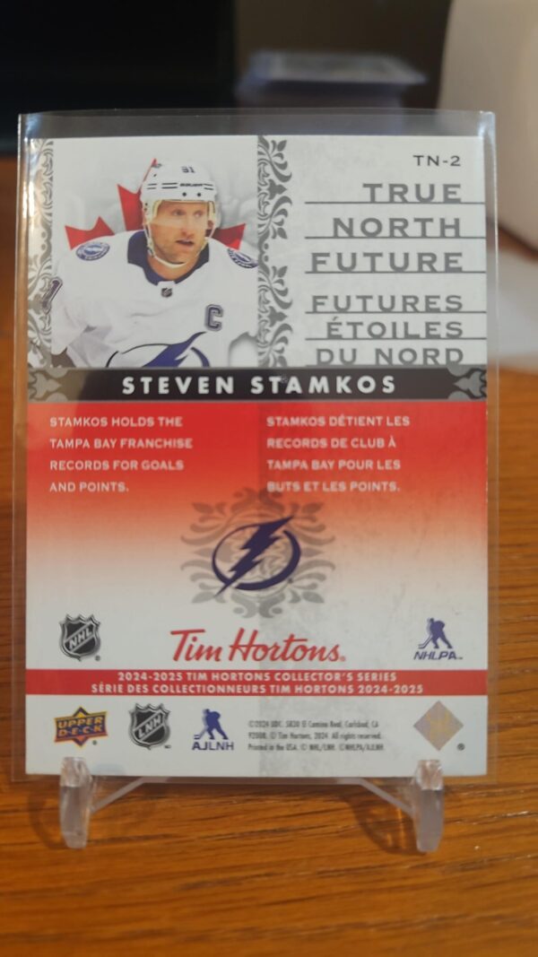 2024-25 Upper Deck Tim Hortons True North Future Steven Stamkos #TN-2 - Image 2
