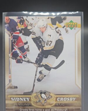 2005-06 Upper Deck Phenomenal Beginning Sidney Crosby #8, Penguins card, Crosby rookie season, Upper Deck insert