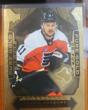 2024-25 UD Tim Hortons PURE GOLD TRAVIS KONECNY # PG-9