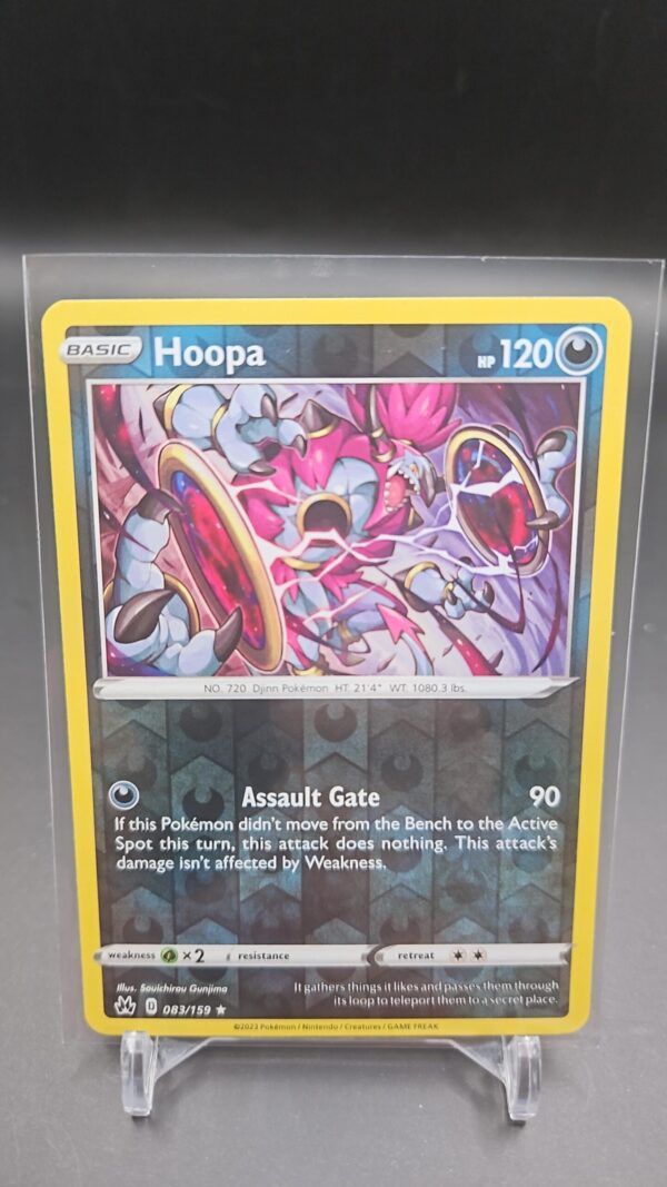 Hoopa 083/159 Rare Reverse Holo Crown Zenith Pokemon TCG