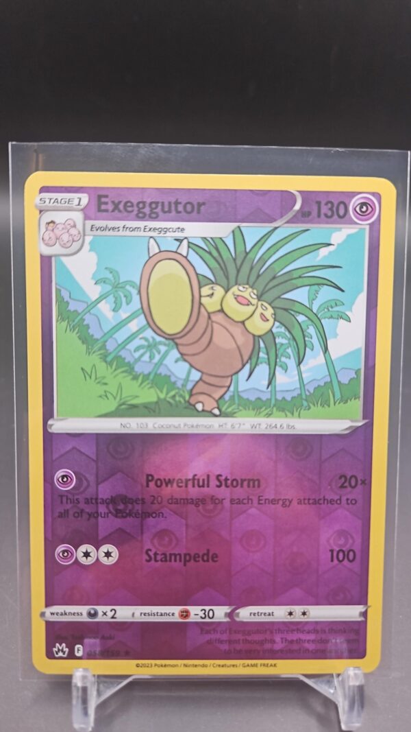 Exeggutor 058/159 Reverse Holo Pokemon TCG: Crown Zenith