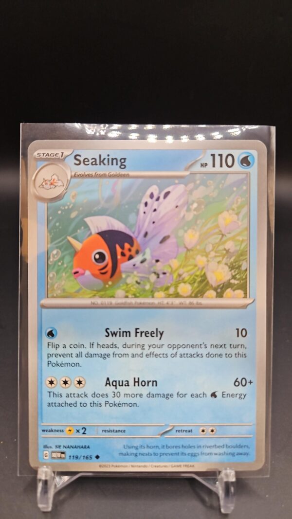 Seaking 119/165 Uncommon Pokemon Scarlet&Violet 151 English