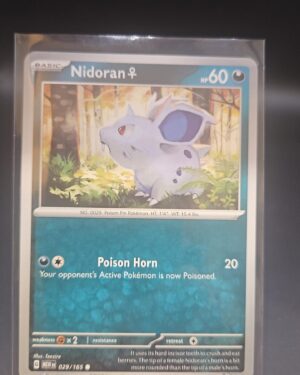 Pokémon TCG Scarlet & Violet 151 Nidoran 029/165 Basic Common Card