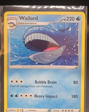 Wailord 032/159 Rare Crown Zenith Pokemon TCG English