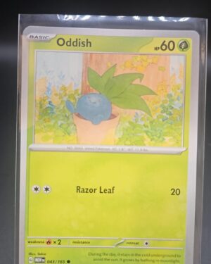 Pokemon TCG: Oddish 043/165 Scarlet & Violet 151 English