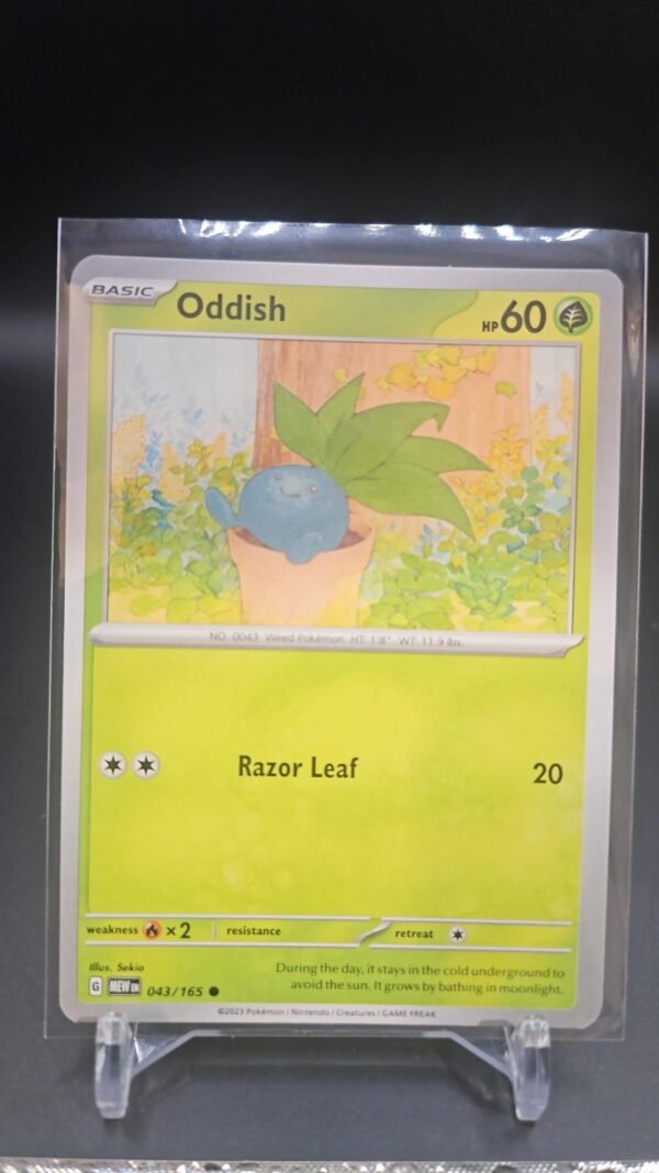 Pokemon TCG: Oddish 043/165 Scarlet & Violet 151 English
