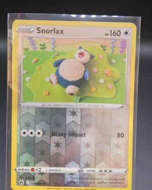 Snorlax 109/159 Rare Reverse Holo NM English Pokemon Crown Zenith