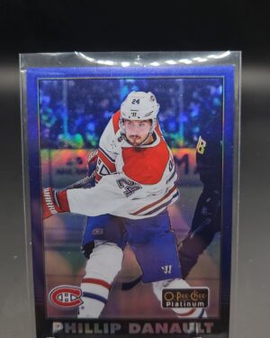 2020-21 O-Pee-Chee Platinum Retro Blue Rainbow Phillip Danault #R-45 Card