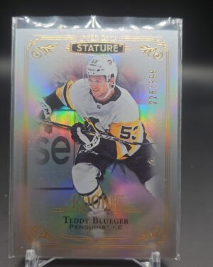 2019-20 Upper Deck Stature Rookies Teddy Blueger #187 #/399 Rookie Card