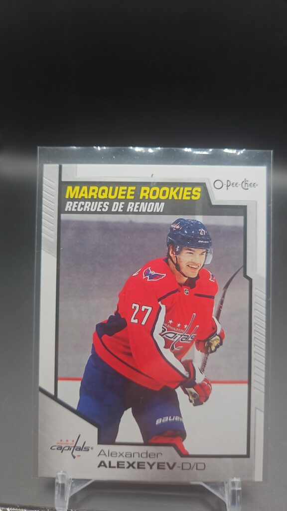 2020-21 Upper Deck Series 2 O-Pee-Chee Marquee Rookies Alexander Alexeyev #639 Card