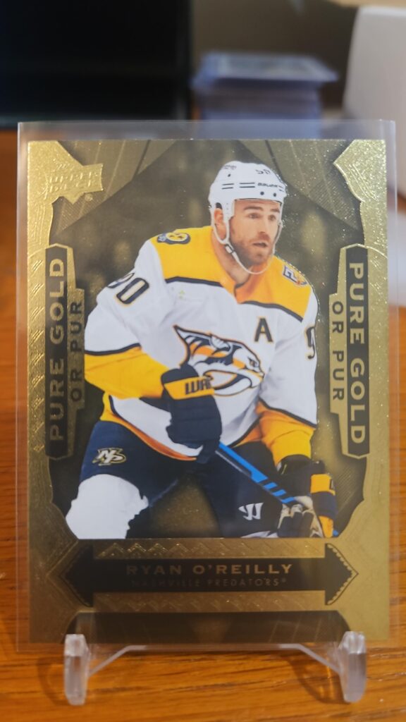 2024-25 Upper Deck Tim Hortons Pure Gold #PG-4 Ryan O'Reilly hockey card