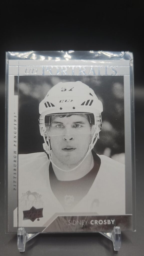 2017-18 Upper Deck Series 1 UD Portraits Sidney Crosby #P-54 Card