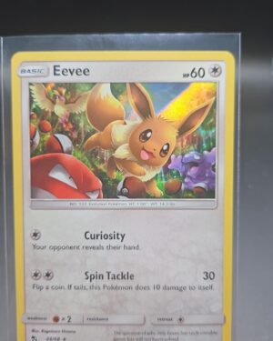 Eevee 48/68 Holo Rare Hidden Fates Pokémon Card Near Mint Front
