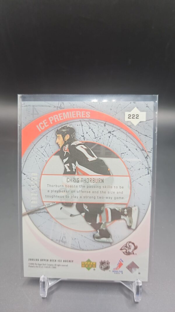 2005-06 UPPER DECK ICE-ICE PREMIERES-LVL4 /2999-CHRIS THORBURN - Image 2