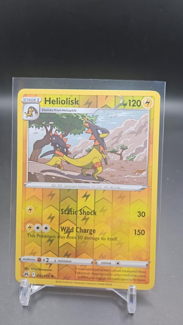 Heliolisk - 050/159 - Reverse Holo Pokemon Crown Zenith